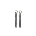 Circle Stud Dangle Earrings