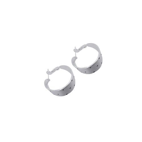 Chunky Polka Dot Hoops