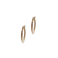 Layered Gold Oval Hoops