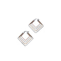 Layered Multi-Metal Square Hoops