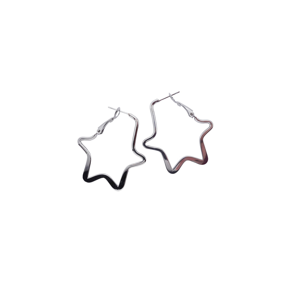 Large Star Hoops