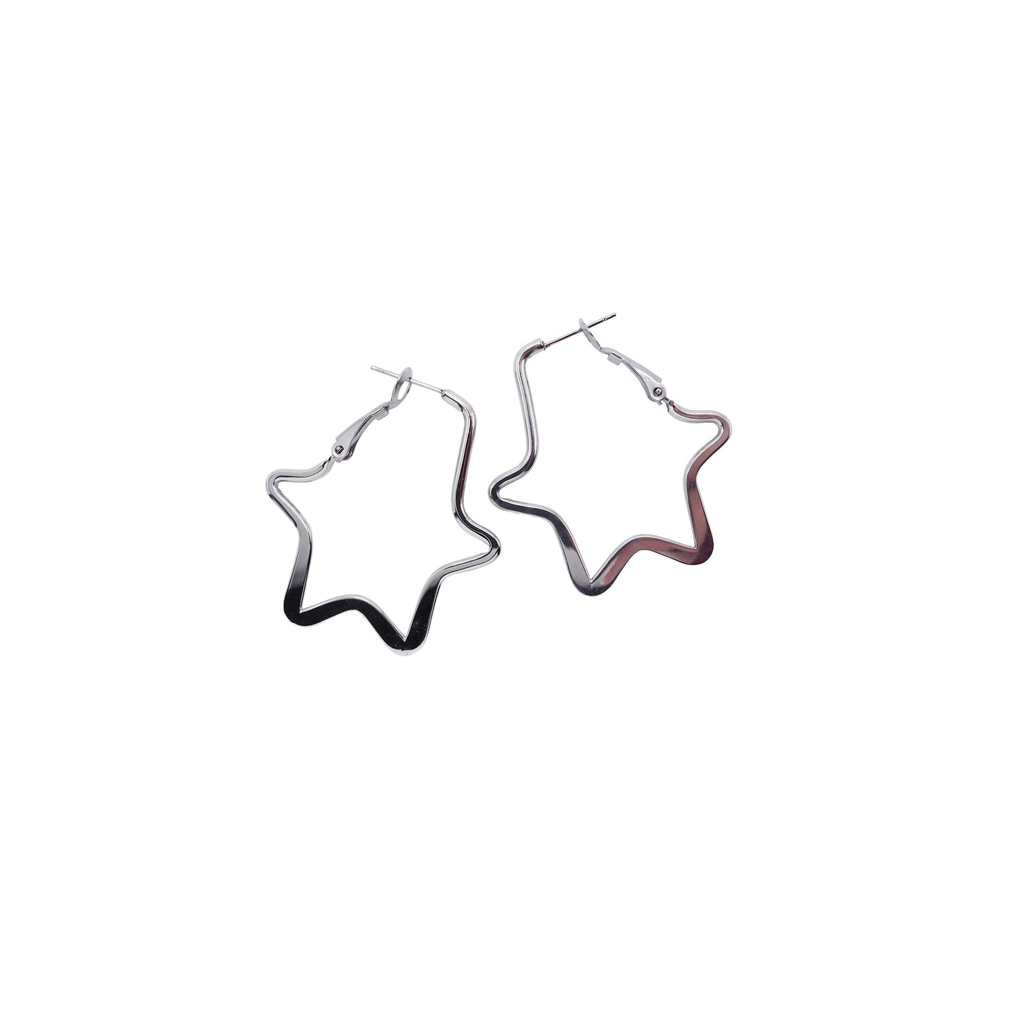 Large Star Hoops