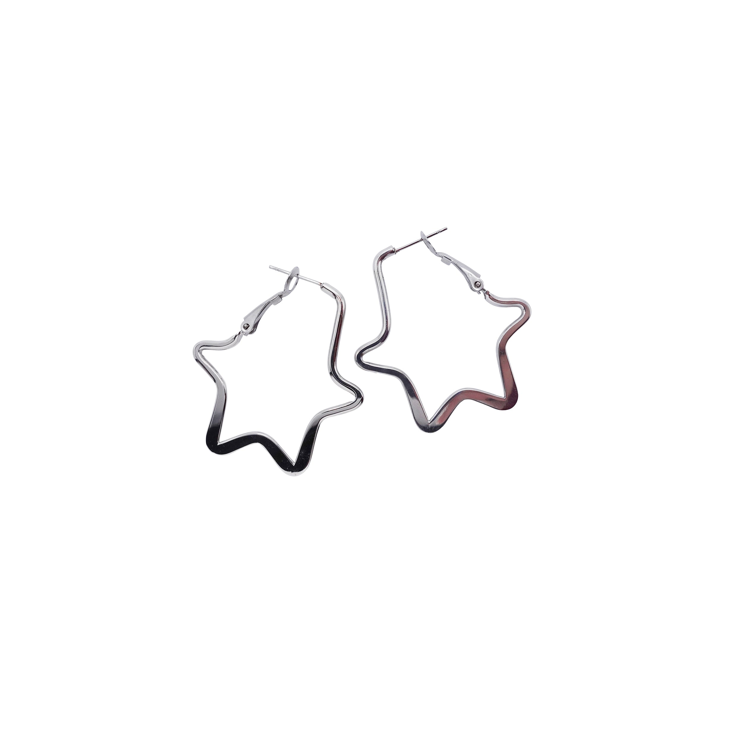 Large Star Hoops
