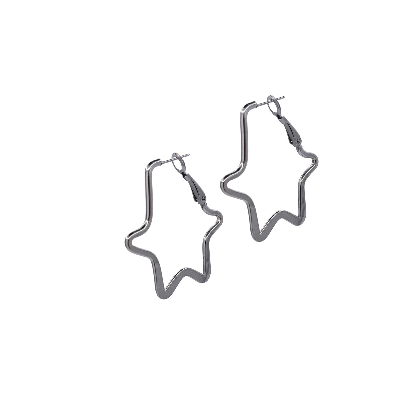 Large Star Hoops