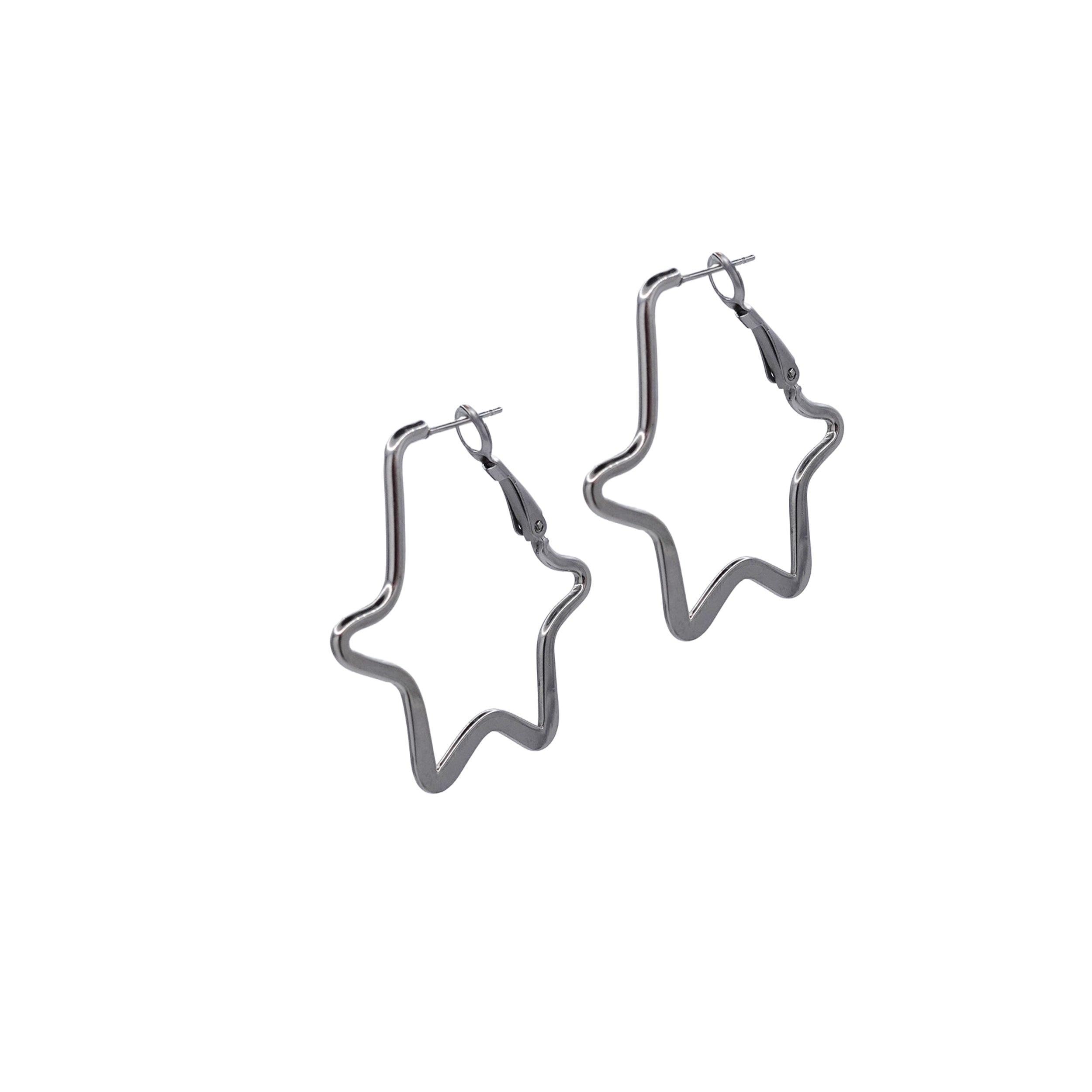 Large Star Hoops