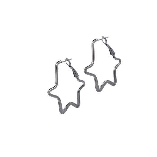 Large Star Hoops