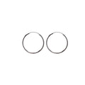 30mm Sterling Silver Hoops