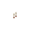 Cubic Zirconia 18ct Gold Plated Huggies