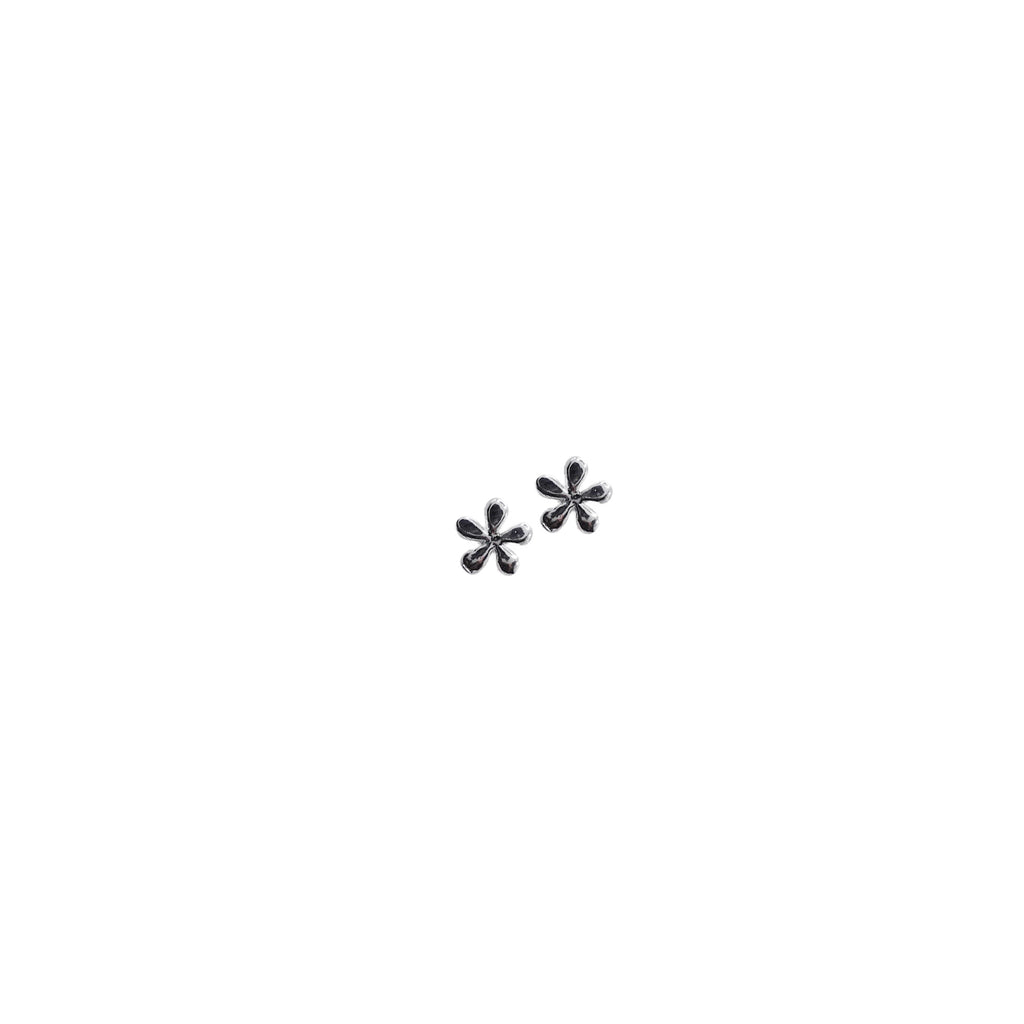 Sterling Silver Flower Studs