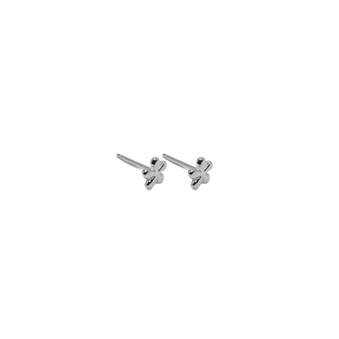 Sterling Silver Flower Studs