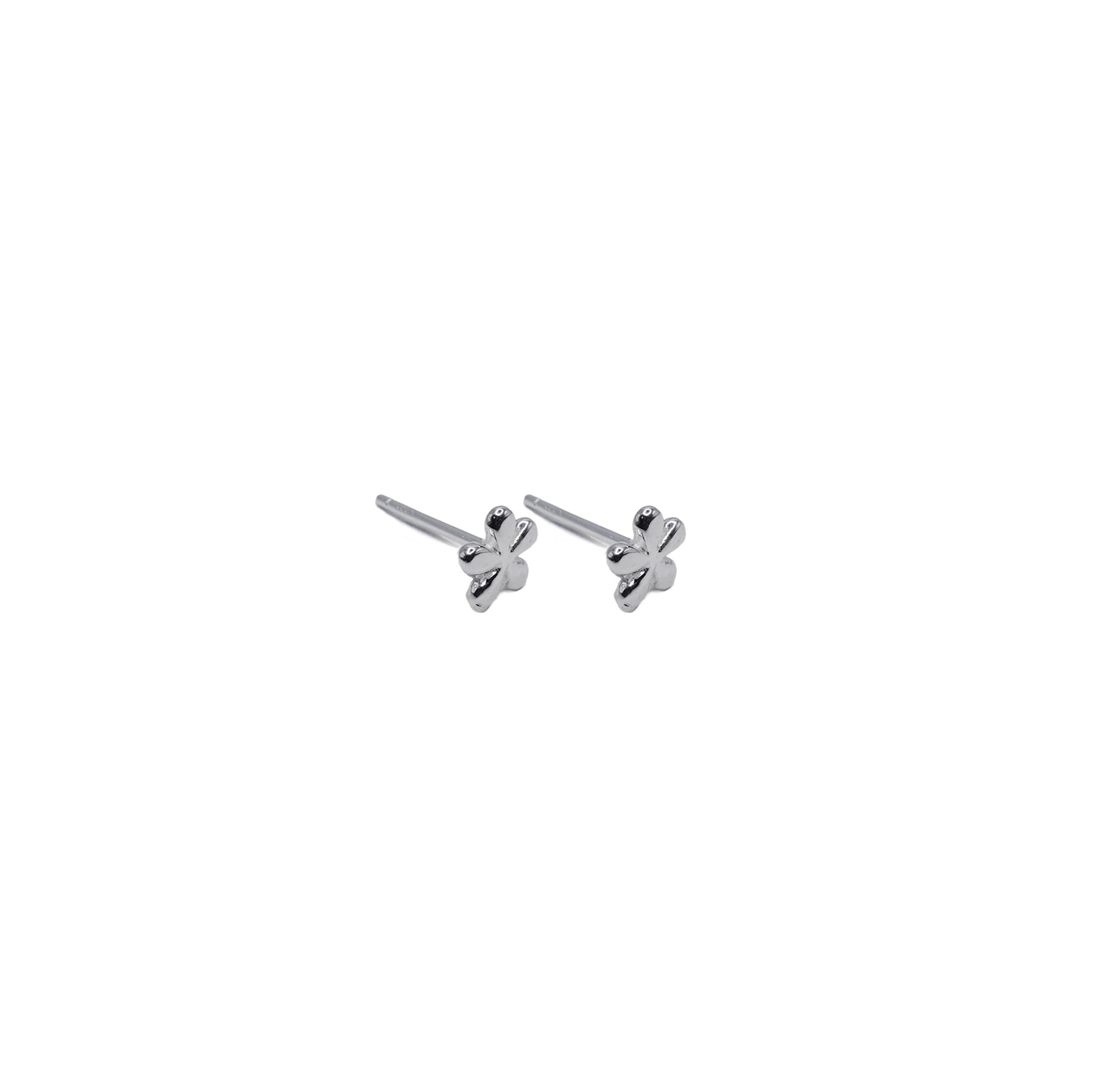 Sterling Silver Flower Studs