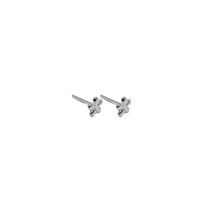 Sterling Silver Flower Studs