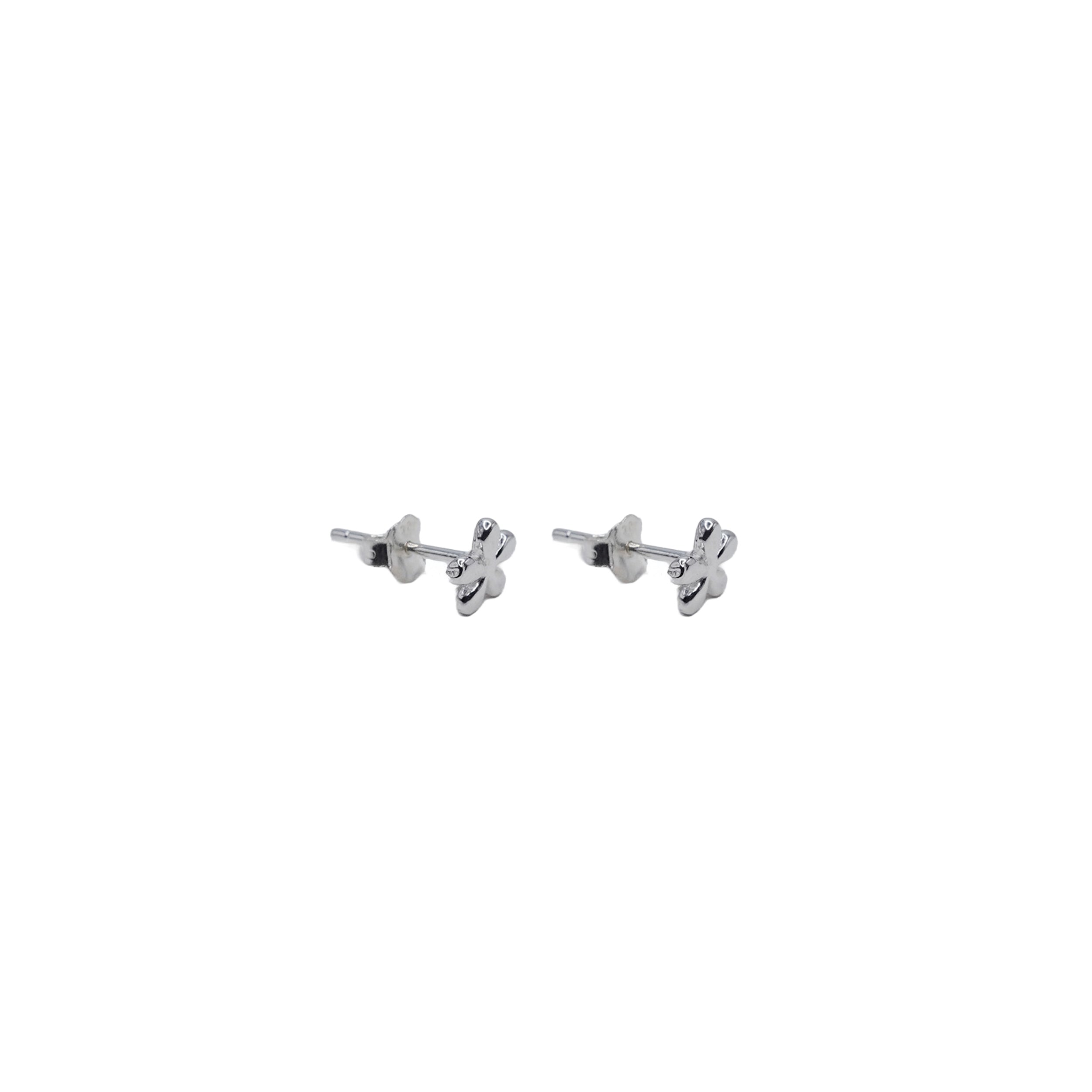 Sterling Silver Flower Studs