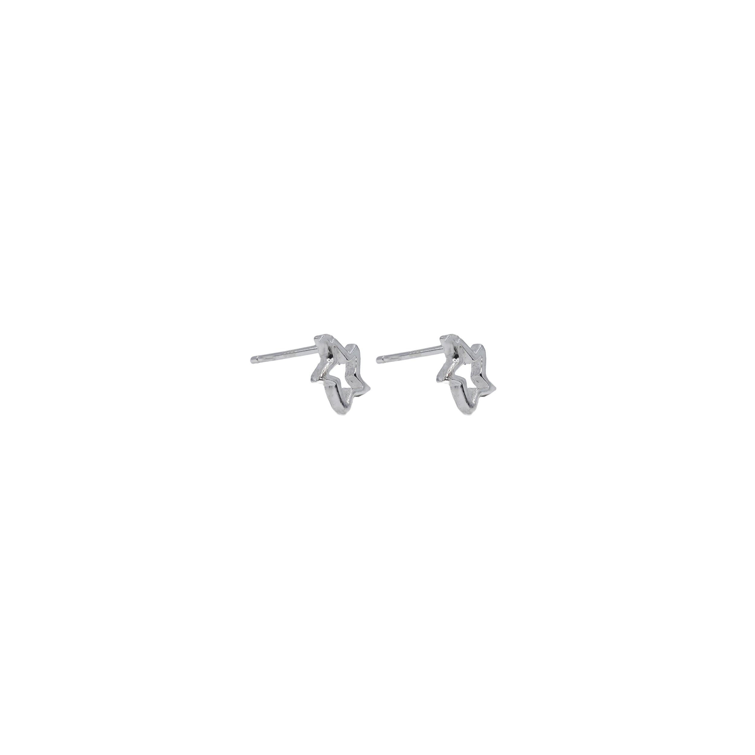 Wavy Star Studs