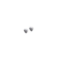 Sterling SIlver Heart Studs
