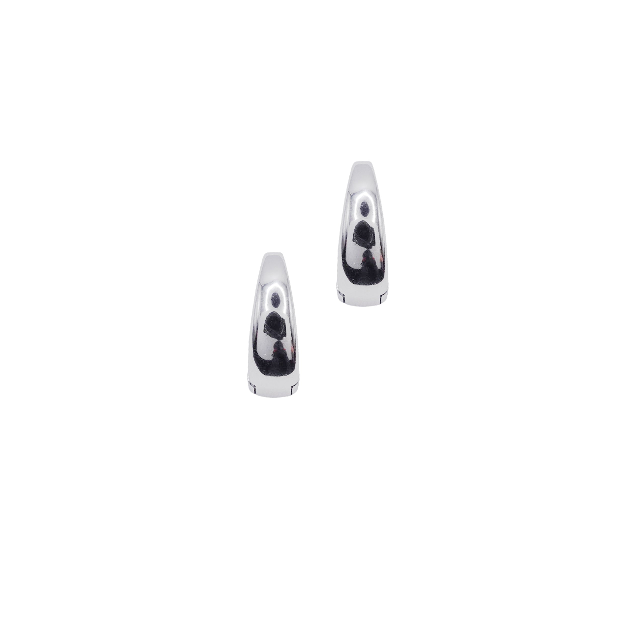 Sterling Silver Chunky Huggies