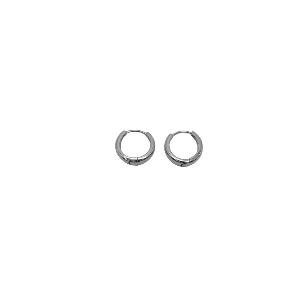 Sterling Silver Chunky Huggies