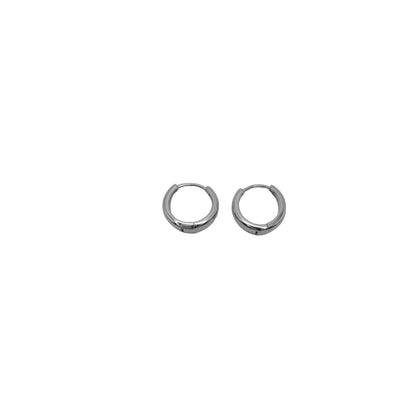 Sterling Silver Chunky Huggies