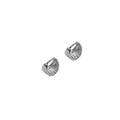 Sterling Silver Wide Chunky Huggies