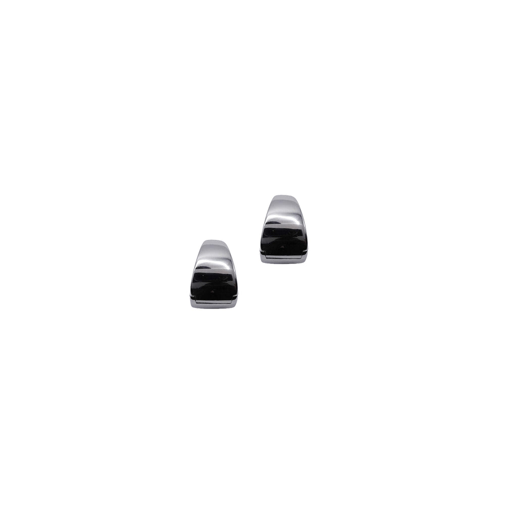 Sterling Silver Wide Chunky Huggies