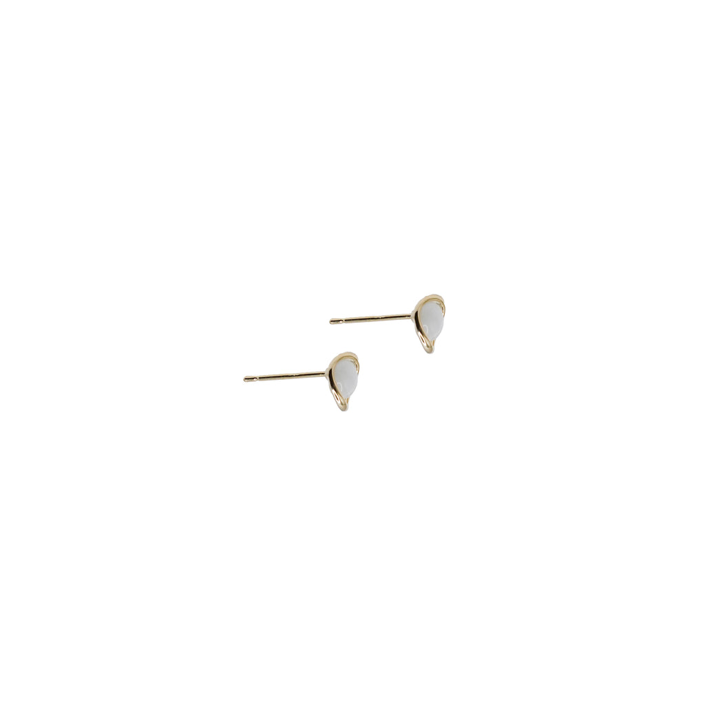 Gold Ring Bead Stud