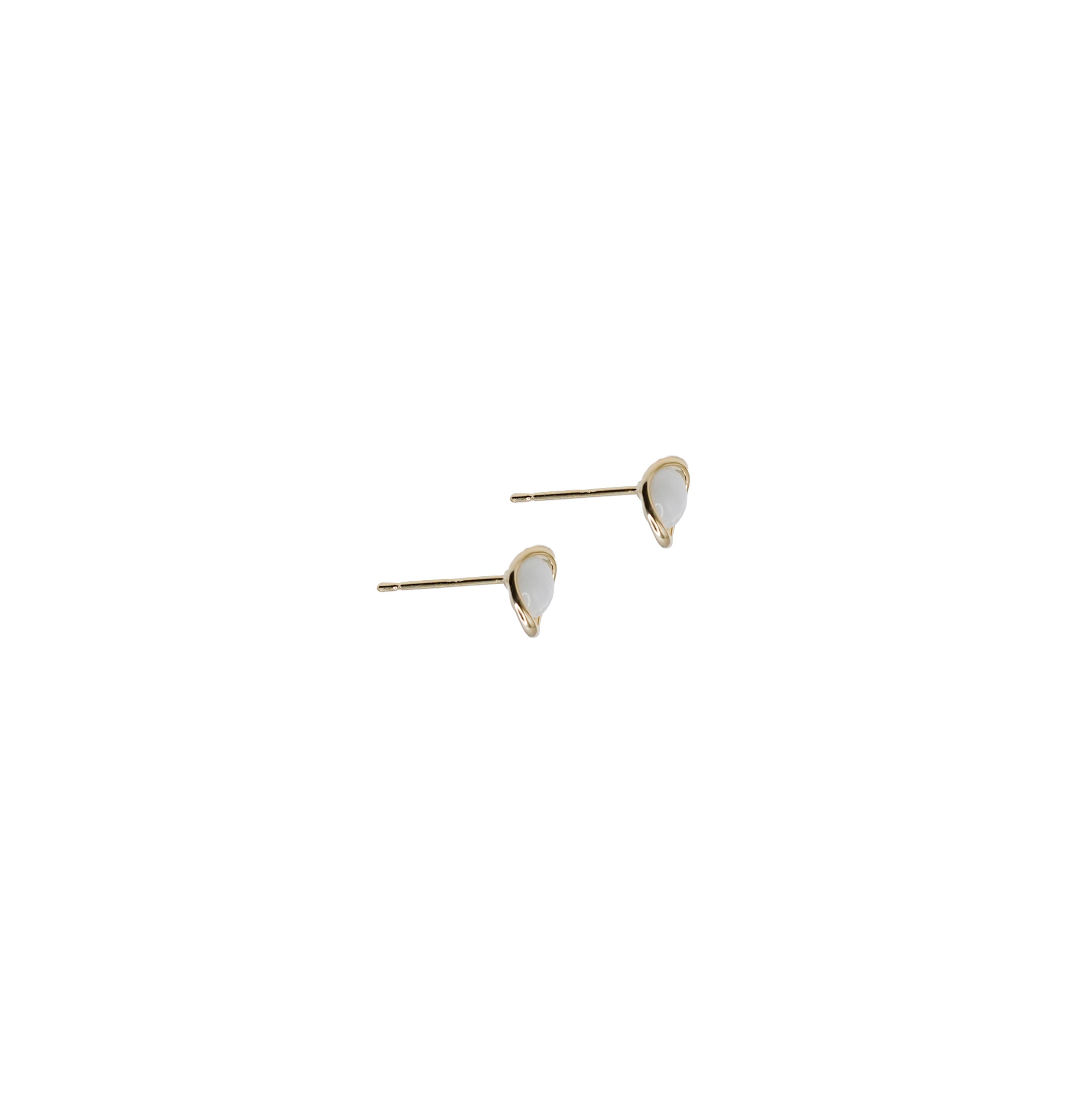Gold Ring Bead Stud
