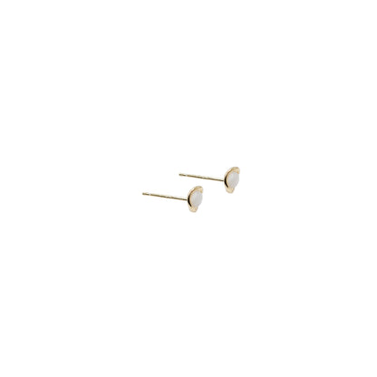 Gold Ring Bead Stud