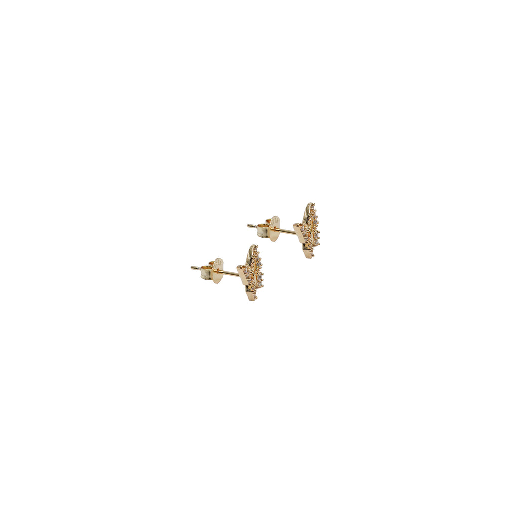 Butterfly Cubic Zirconia Studs