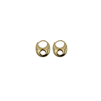 Sterling Silver Can Opener Hoops