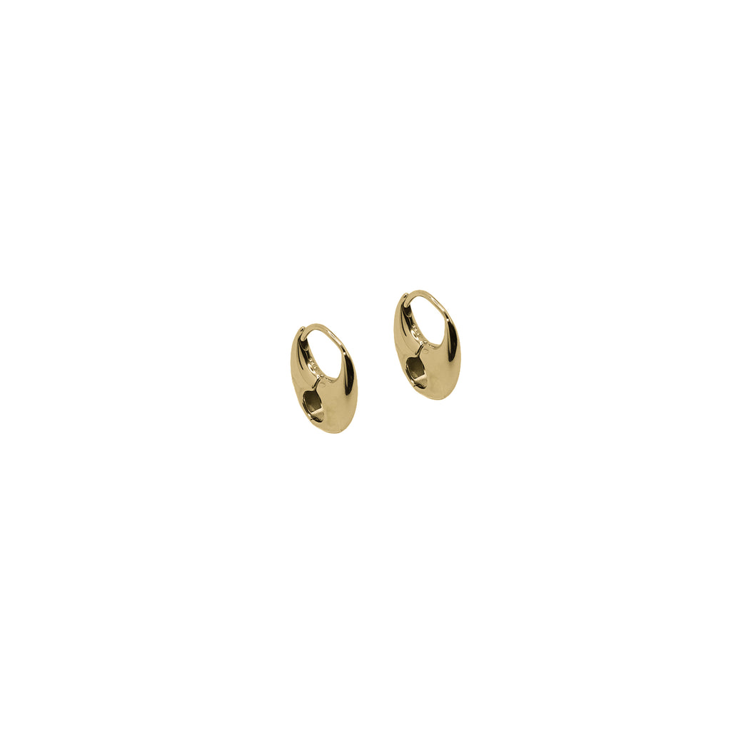 Sterling Silver Can Opener Hoops