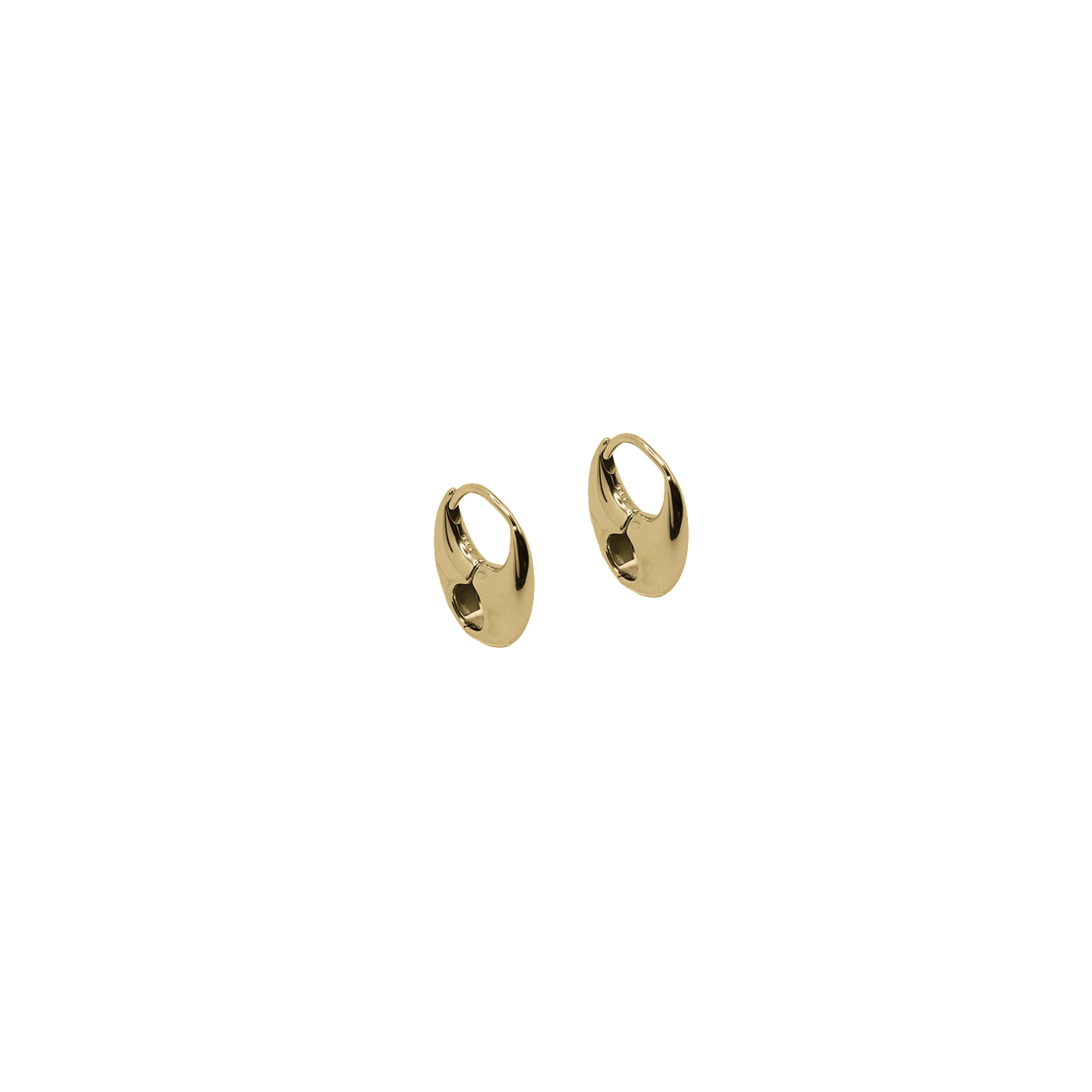Sterling Silver Can Opener Hoops
