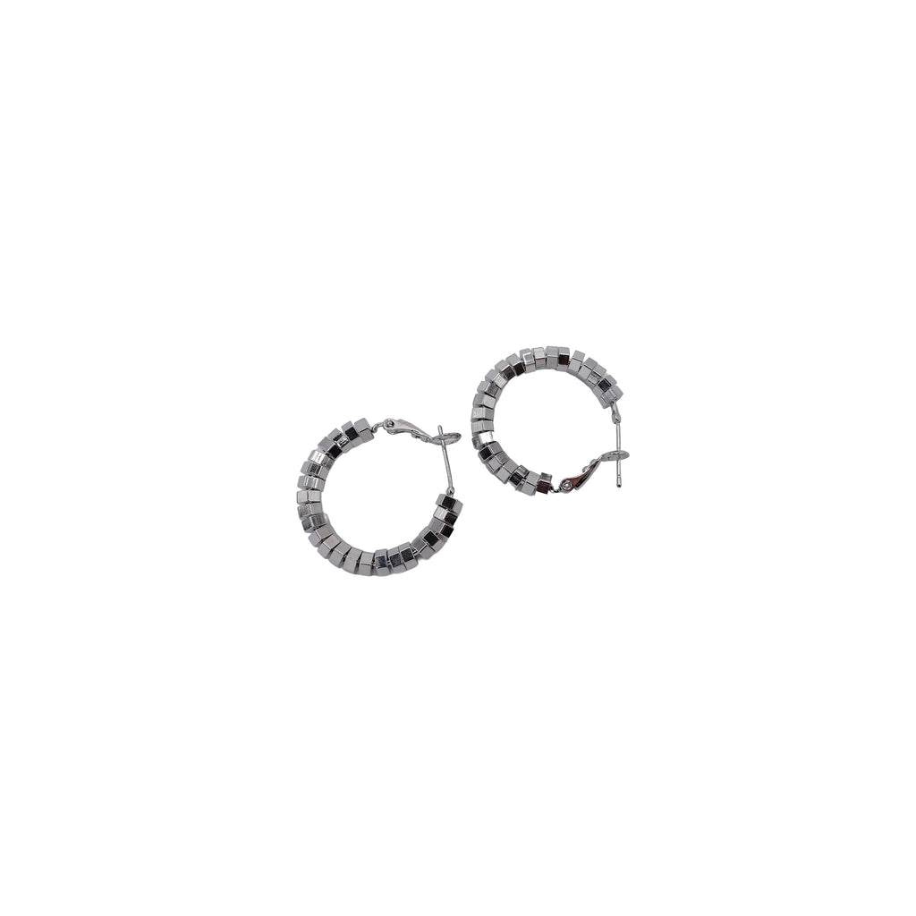 Disco Bead Hoops
