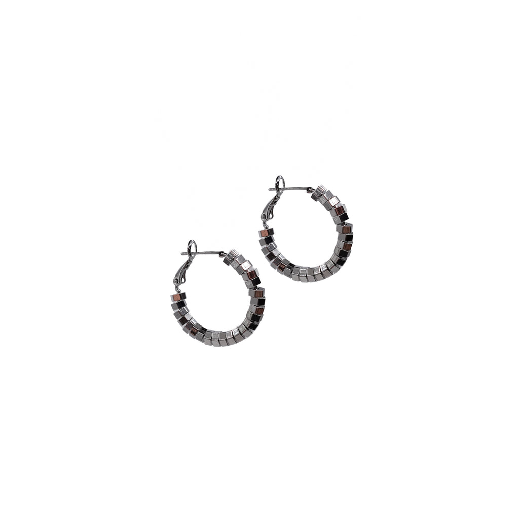 Disco Bead Hoops