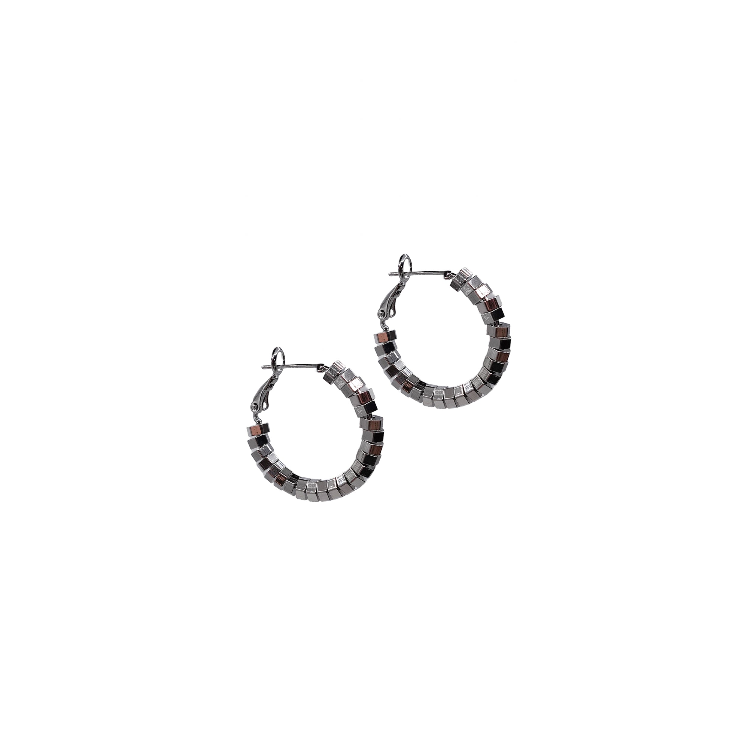 Disco Bead Hoops