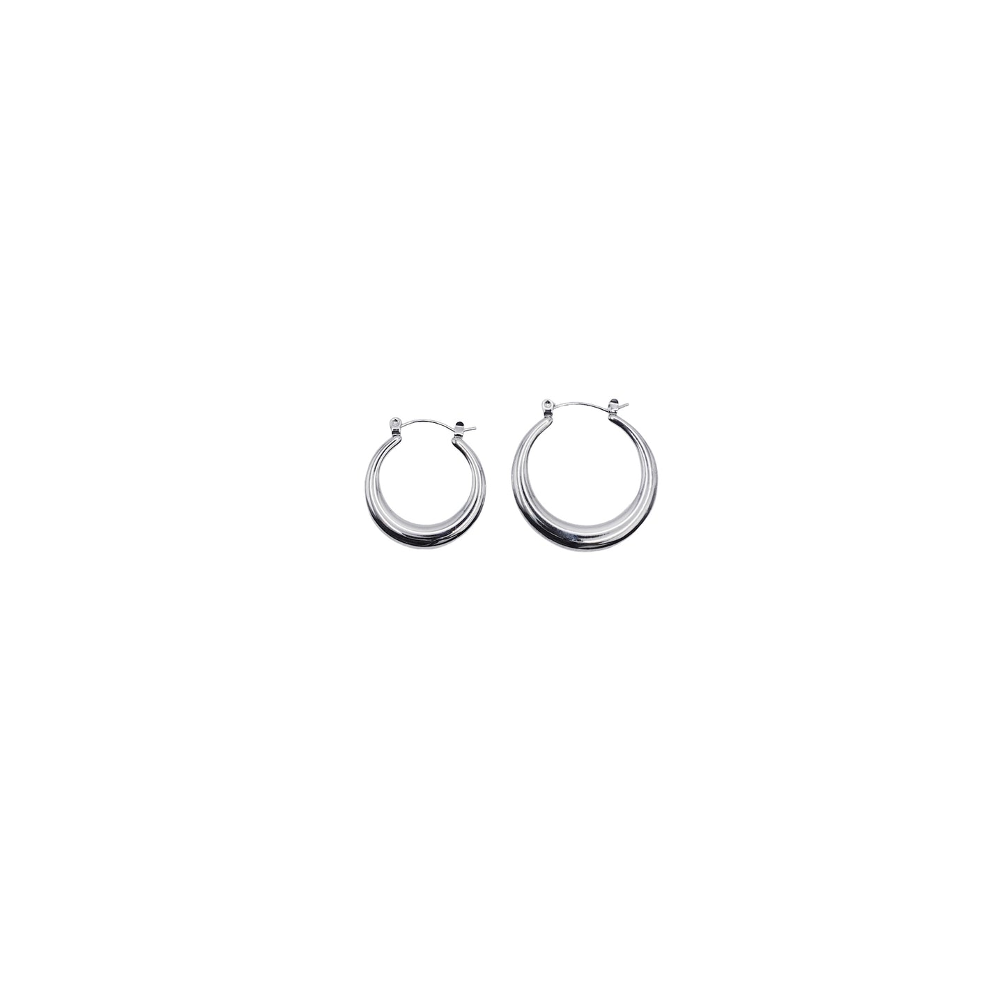 Medium-thick Medium Hoops