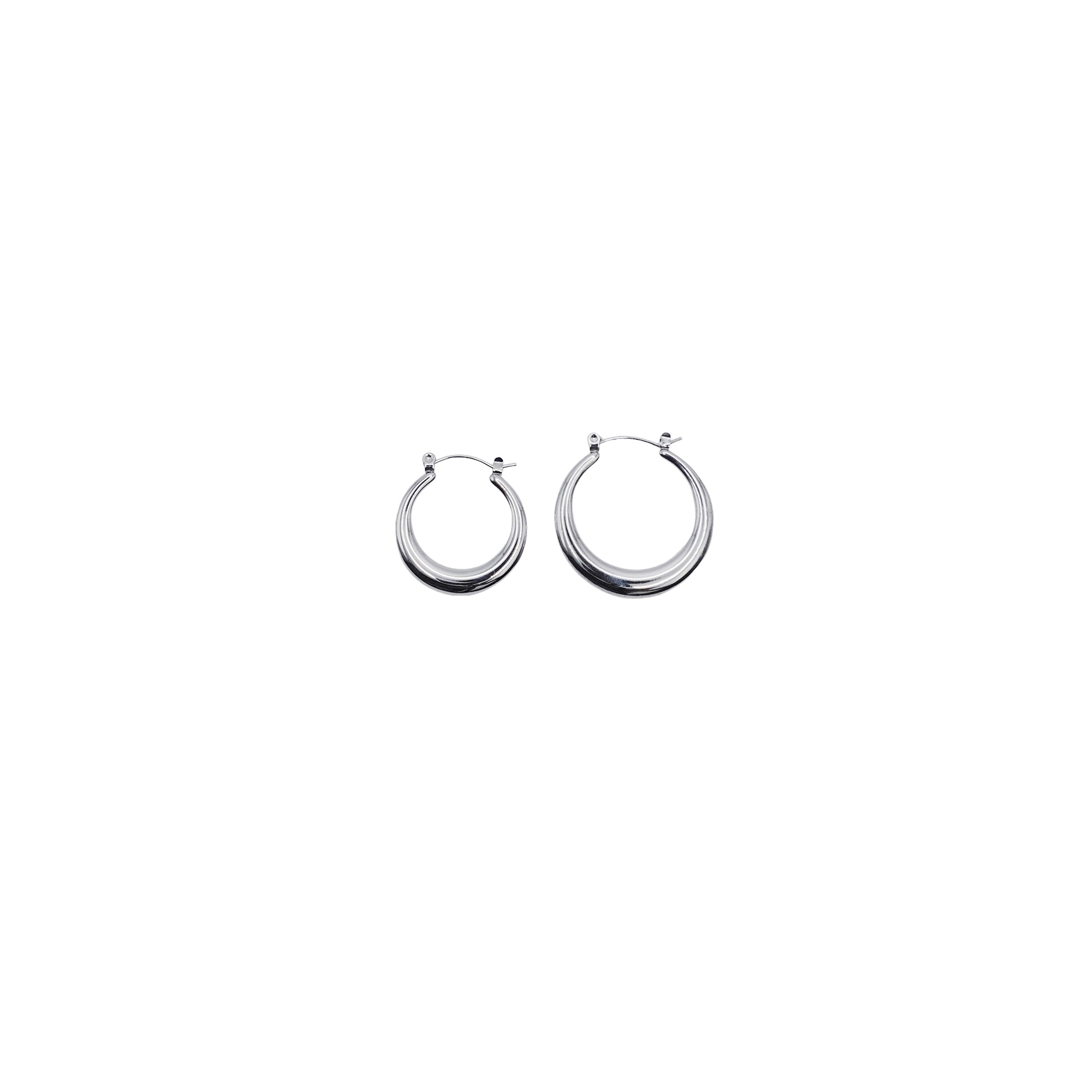Medium-thick Medium Hoops