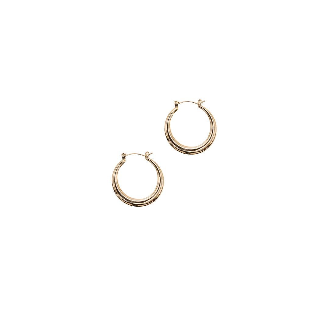 Medium-thick Medium Hoops