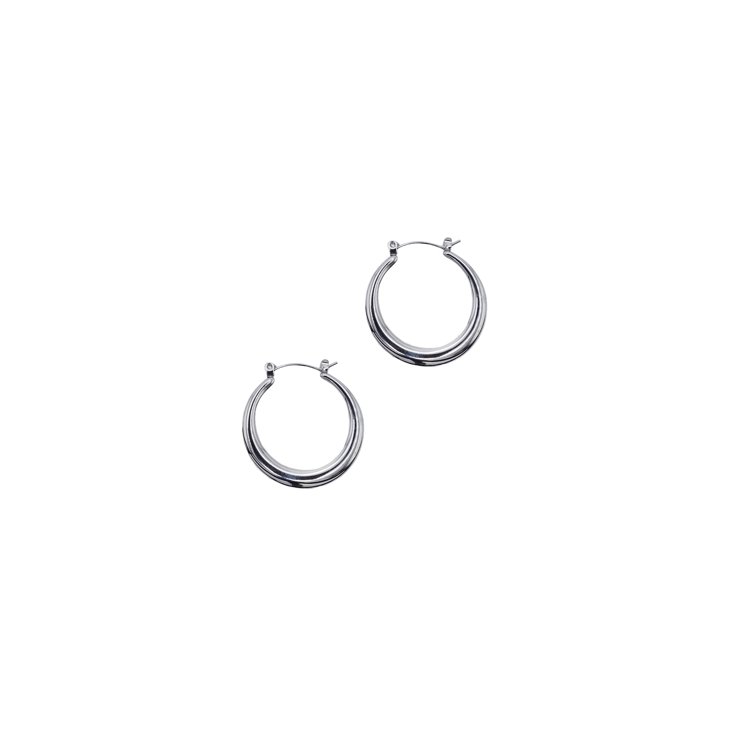 Medium-thick Medium Hoops