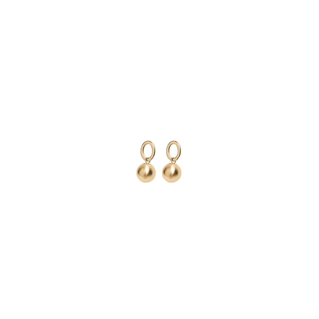 Oval Bead Drop Earrings