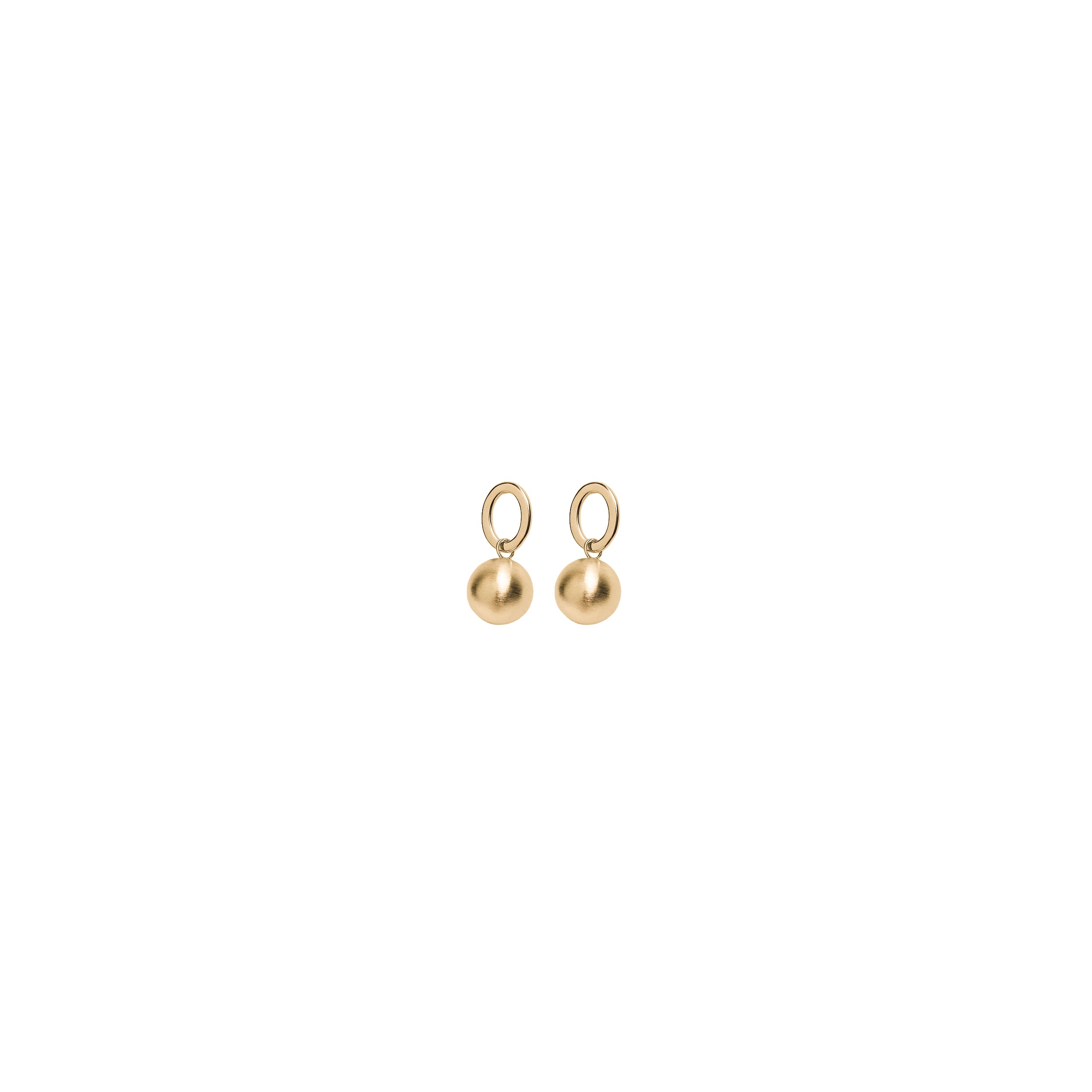 Oval Bead Drop Earrings