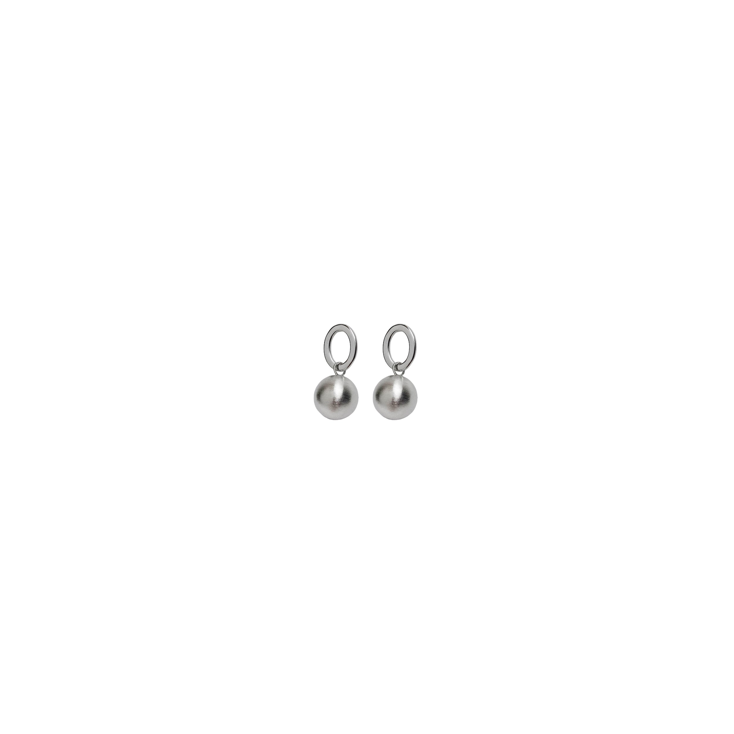 Oval Bead Drop Earrings