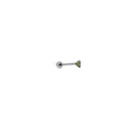 Light Green Cubic Zirconia Stud