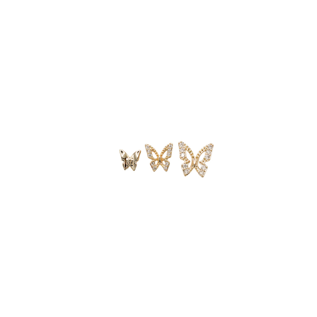 Small Butterfly Stud