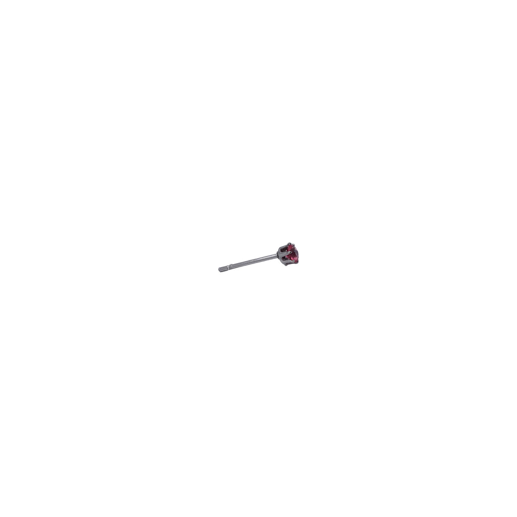 Silver Post Cubic Zirconia Stud