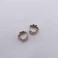 Stacked Silver Open Hoops