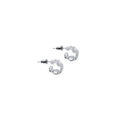 Stamped Oval Open Hoops