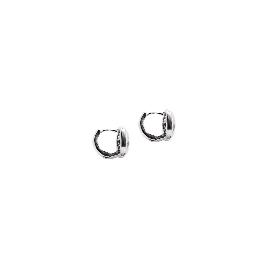 Square Pendant Huggies