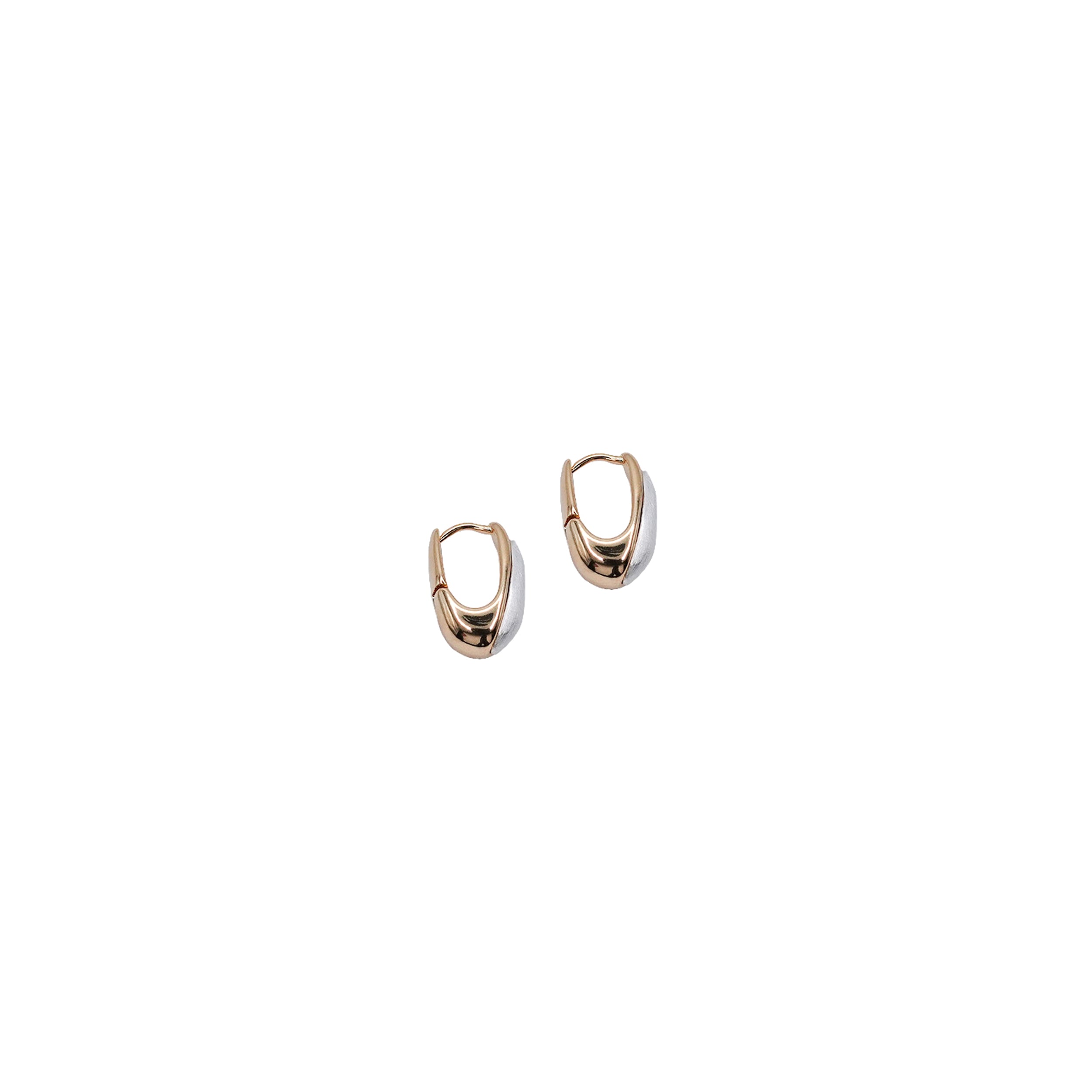 Brushed Metals Elongated Earrings