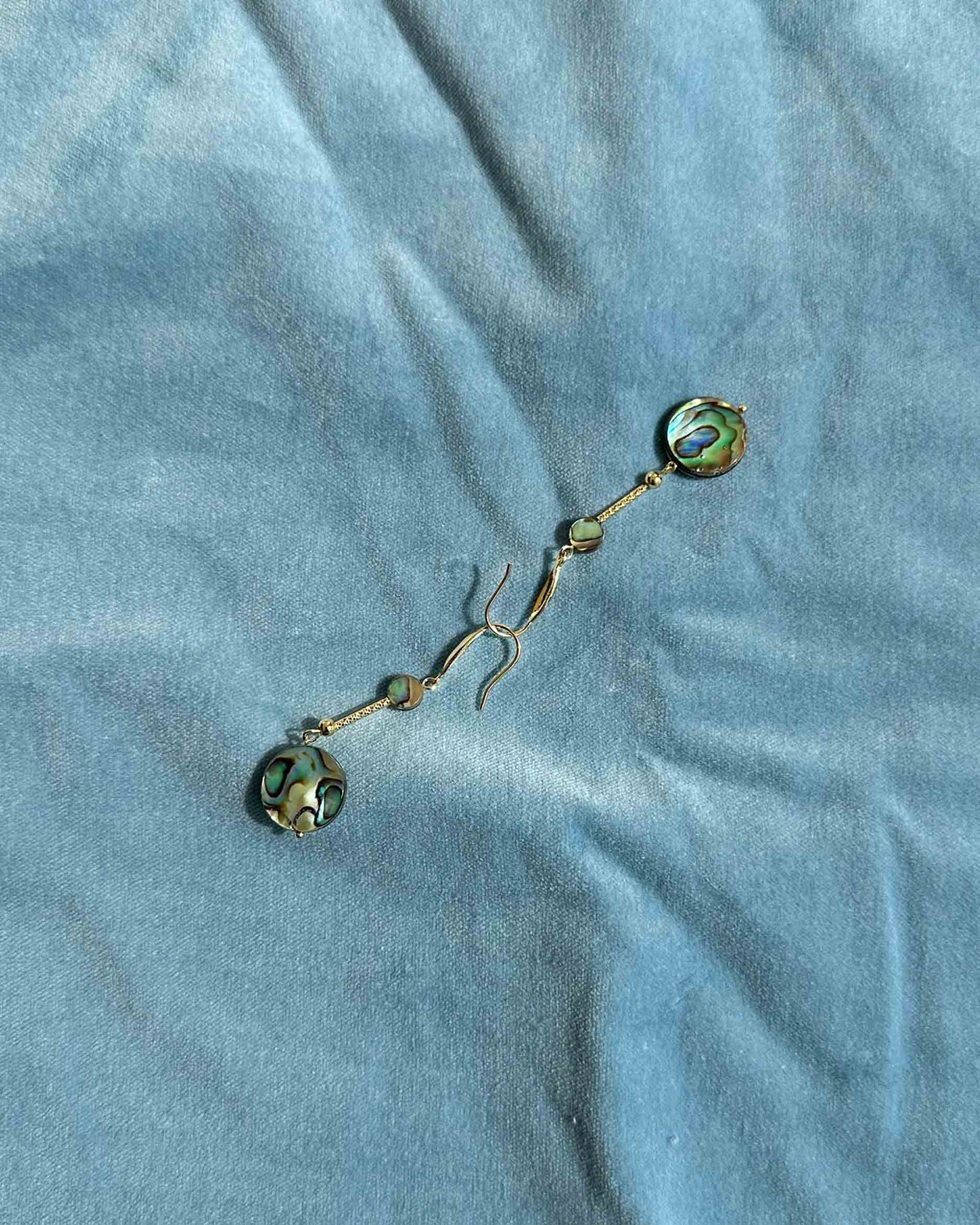Abalone Shell Dangle Earrings